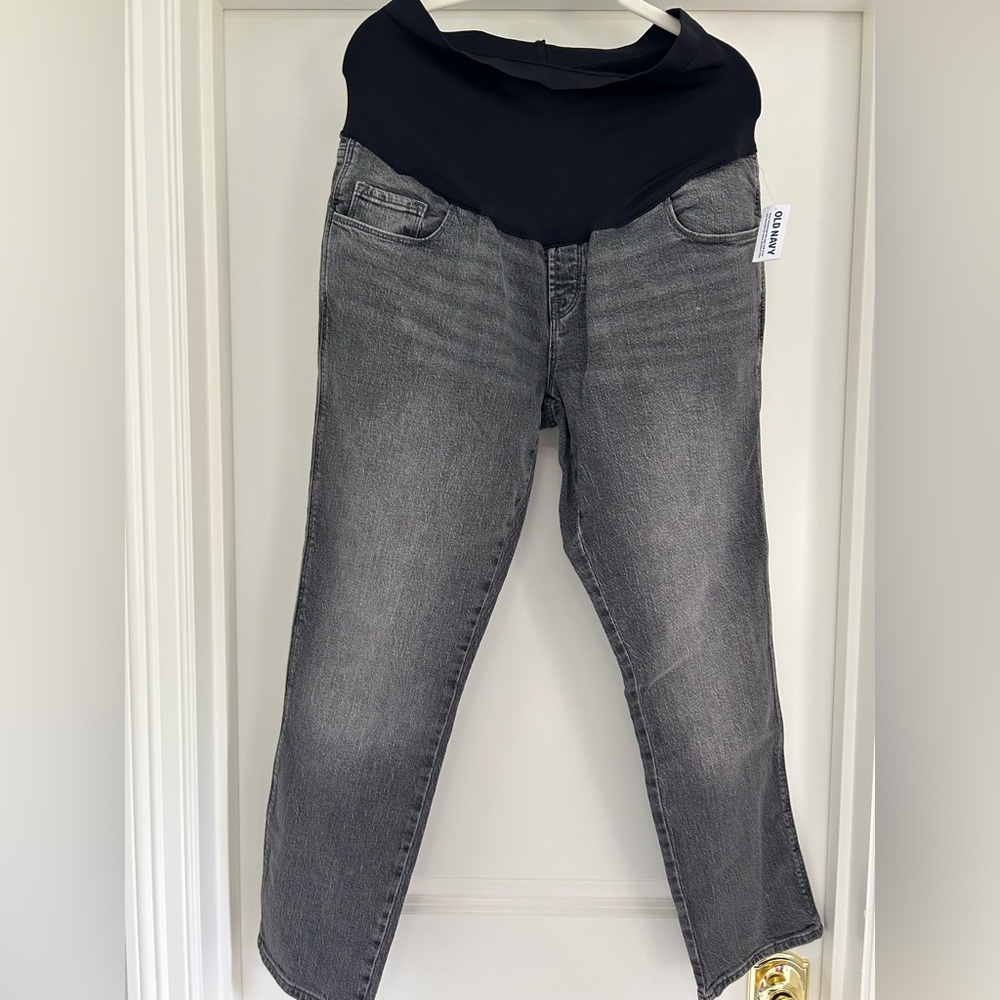 Old Navy Women's Gray Maternity Jeans